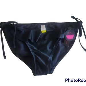 NOBO Black Bikini Bottom Size Large NWT